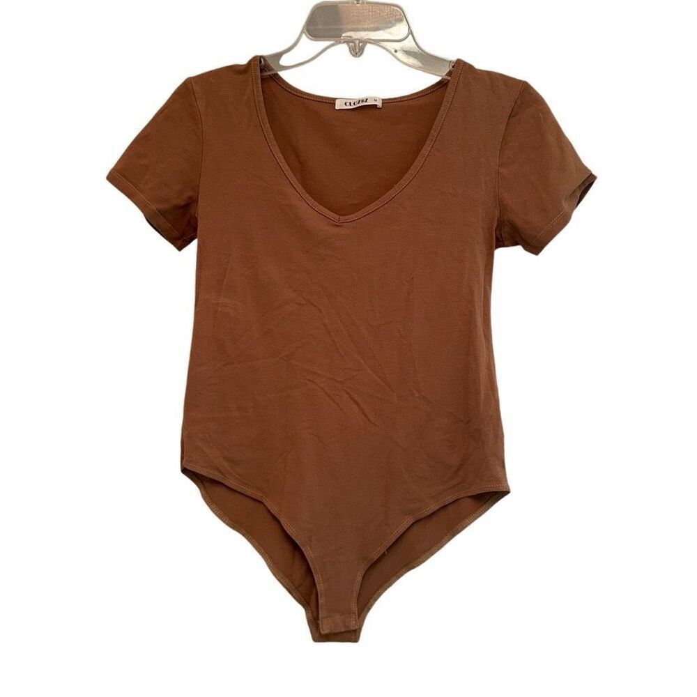 Amazon Khaki short sleeve bodysuit - size M